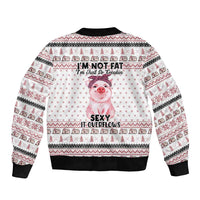 Pig Overflows Christmas Bomber Jacket Xmas Holiday Patterns - Wonder Print Shop