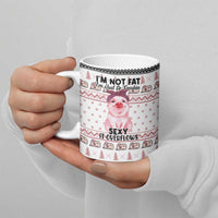 Pig Overflows Christmas Ceramic Mug Xmas Holiday Patterns - Wonder Print Shop