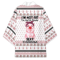 Pig Overflows Christmas Kimono Xmas Holiday Patterns - Wonder Print Shop