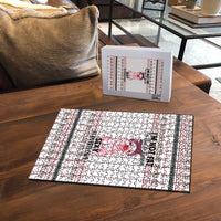 Pig Overflows Christmas Puzzle Xmas Holiday Patterns - Wonder Print Shop