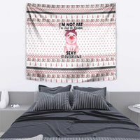 Pig Overflows Christmas Tapestry Xmas Holiday Patterns - Wonder Print Shop