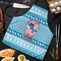 Pink Llama Christmas Apron Xmas Holiday Patterns - Wonder Print Shop