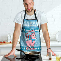 Pink Llama Christmas Apron Xmas Holiday Patterns - Wonder Print Shop