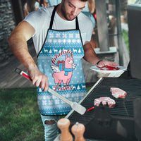 Pink Llama Christmas Apron Xmas Holiday Patterns - Wonder Print Shop