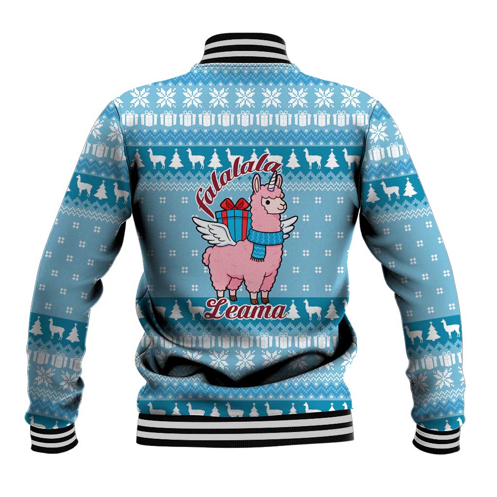 Pink Llama Christmas Baseball Jacket Xmas Holiday Patterns - Wonder Print Shop