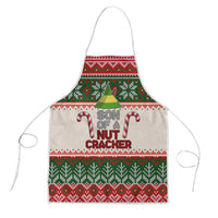Son Of A Nut Cracker Christmas Apron Xmas Holiday Patterns - Wonder Print Shop