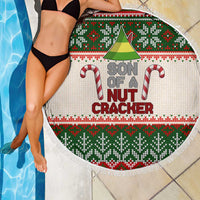 Son Of A Nut Cracker Christmas Beach Blanket Xmas Holiday Patterns - Wonder Print Shop