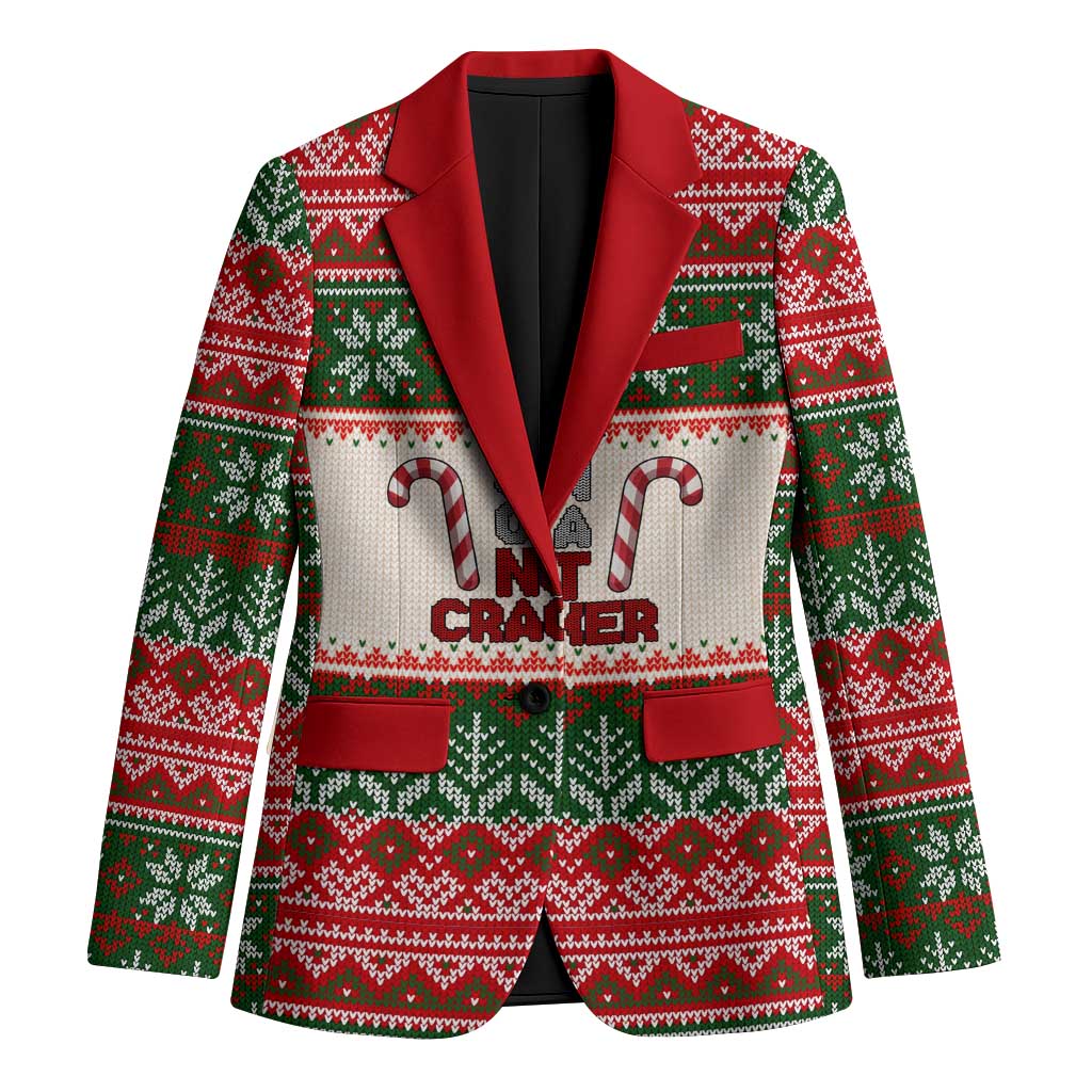 Son Of A Nut Cracker Christmas Blazer Xmas Holiday Patterns - Wonder Print Shop