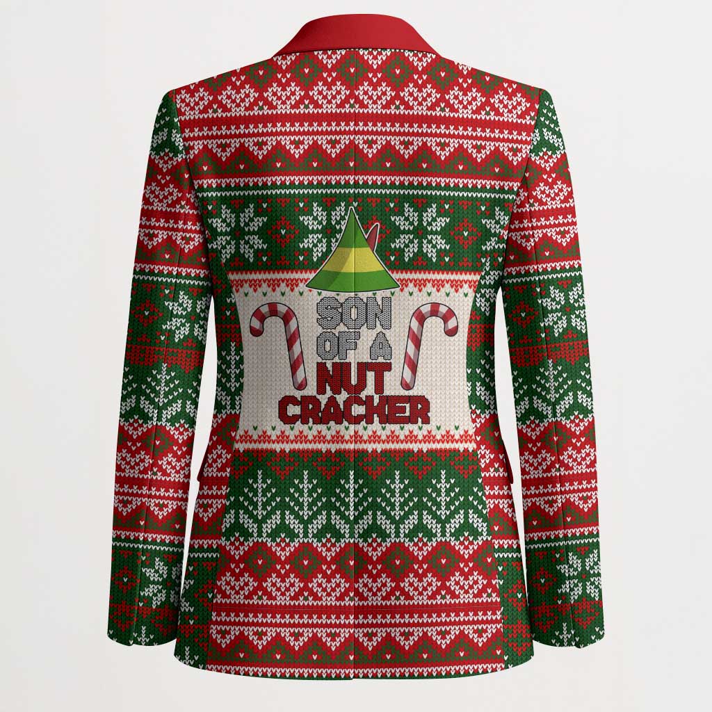 Son Of A Nut Cracker Christmas Blazer Xmas Holiday Patterns - Wonder Print Shop
