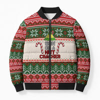 Son Of A Nut Cracker Christmas Bomber Puffer Jacket Xmas Holiday Patterns - Wonder Print Shop