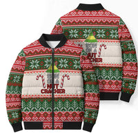Son Of A Nut Cracker Christmas Bomber Puffer Jacket Xmas Holiday Patterns - Wonder Print Shop