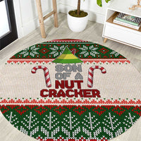 Son Of A Nut Cracker Christmas Round Carpet Xmas Holiday Patterns - Wonder Print Shop