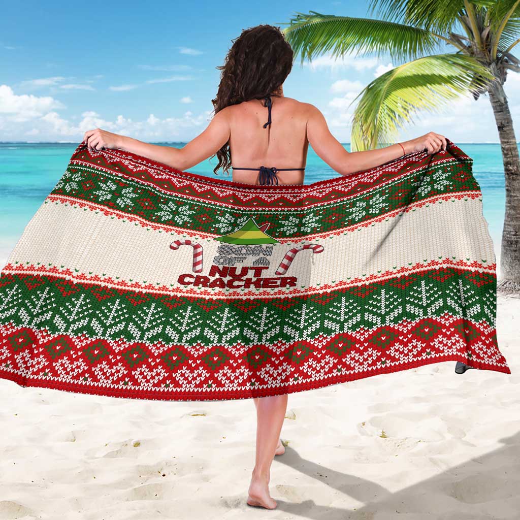 Son Of A Nut Cracker Christmas Sarong Xmas Holiday Patterns - Wonder Print Shop