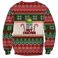 Son Of A Nut Cracker Christmas Sweatshirt Xmas Holiday Patterns - Wonder Print Shop