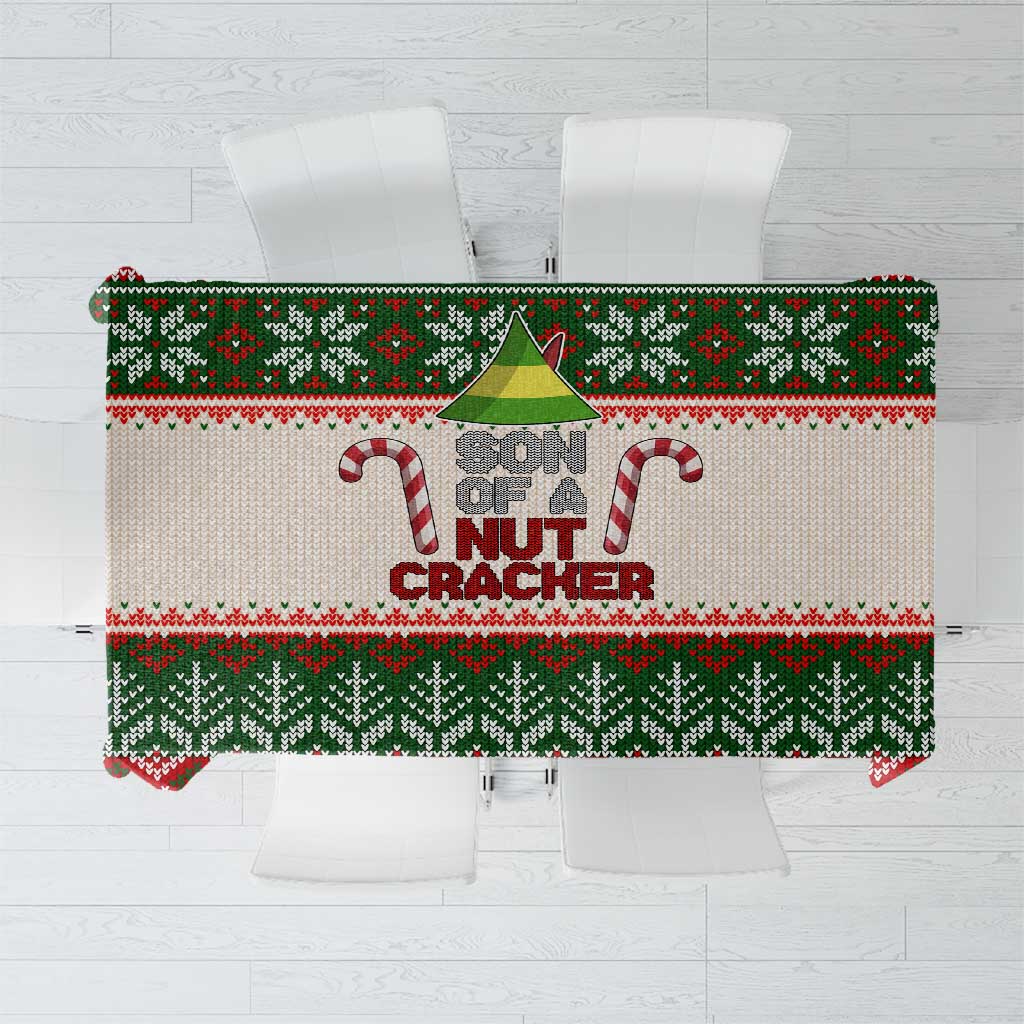 Son Of A Nut Cracker Christmas Tablecloth Xmas Holiday Patterns - Wonder Print Shop