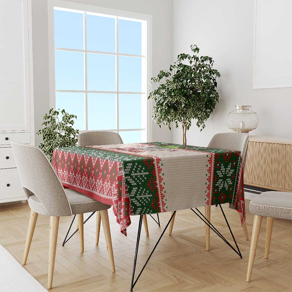 Son Of A Nut Cracker Christmas Tablecloth Xmas Holiday Patterns - Wonder Print Shop