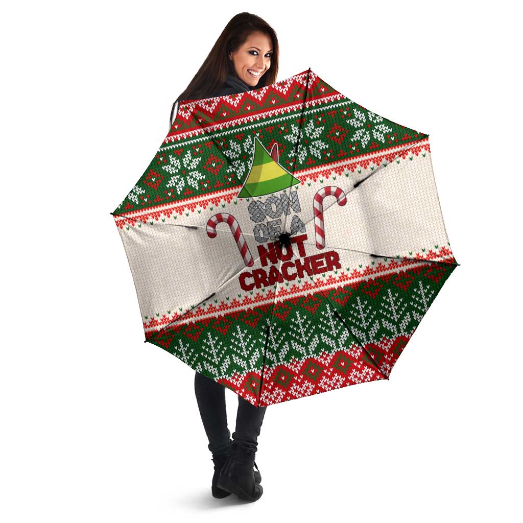 Son Of A Nut Cracker Christmas Umbrella Xmas Holiday Patterns - Wonder Print Shop