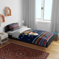 Santa Beerd Christmas Bedding Set Xmas Holiday Patterns - Wonder Print Shop