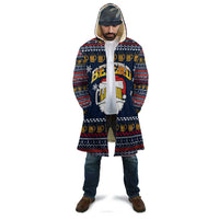 Santa Beerd Christmas Cloak Xmas Holiday Patterns - Wonder Print Shop