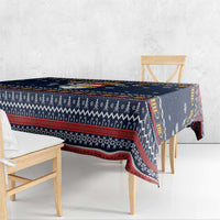 Santa Beerd Christmas Tablecloth Xmas Holiday Patterns - Wonder Print Shop