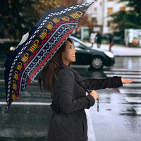 Santa Beerd Christmas Umbrella Xmas Holiday Patterns - Wonder Print Shop