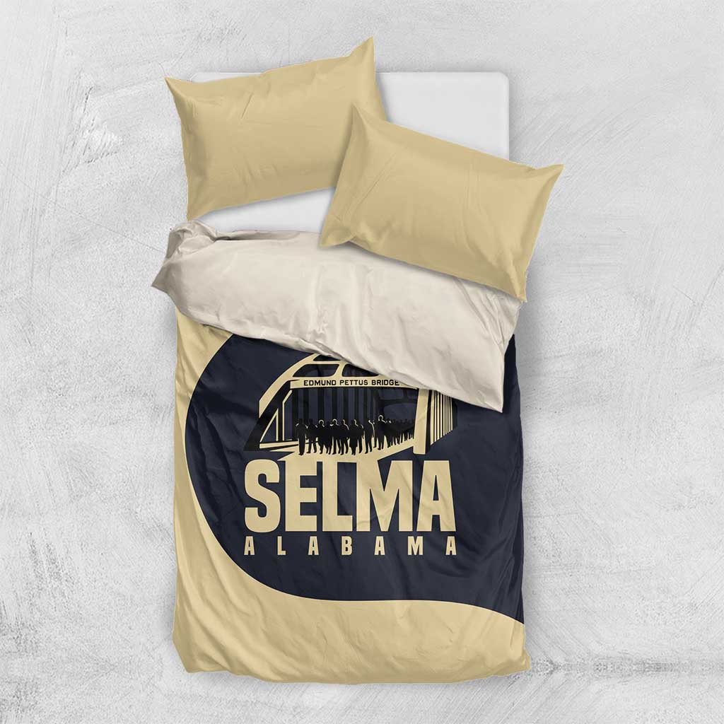 John Lewis Bedding Set with Selma Bridge Graphic Civil Rights and Voting Rights Tribute - Wonder Print Shop