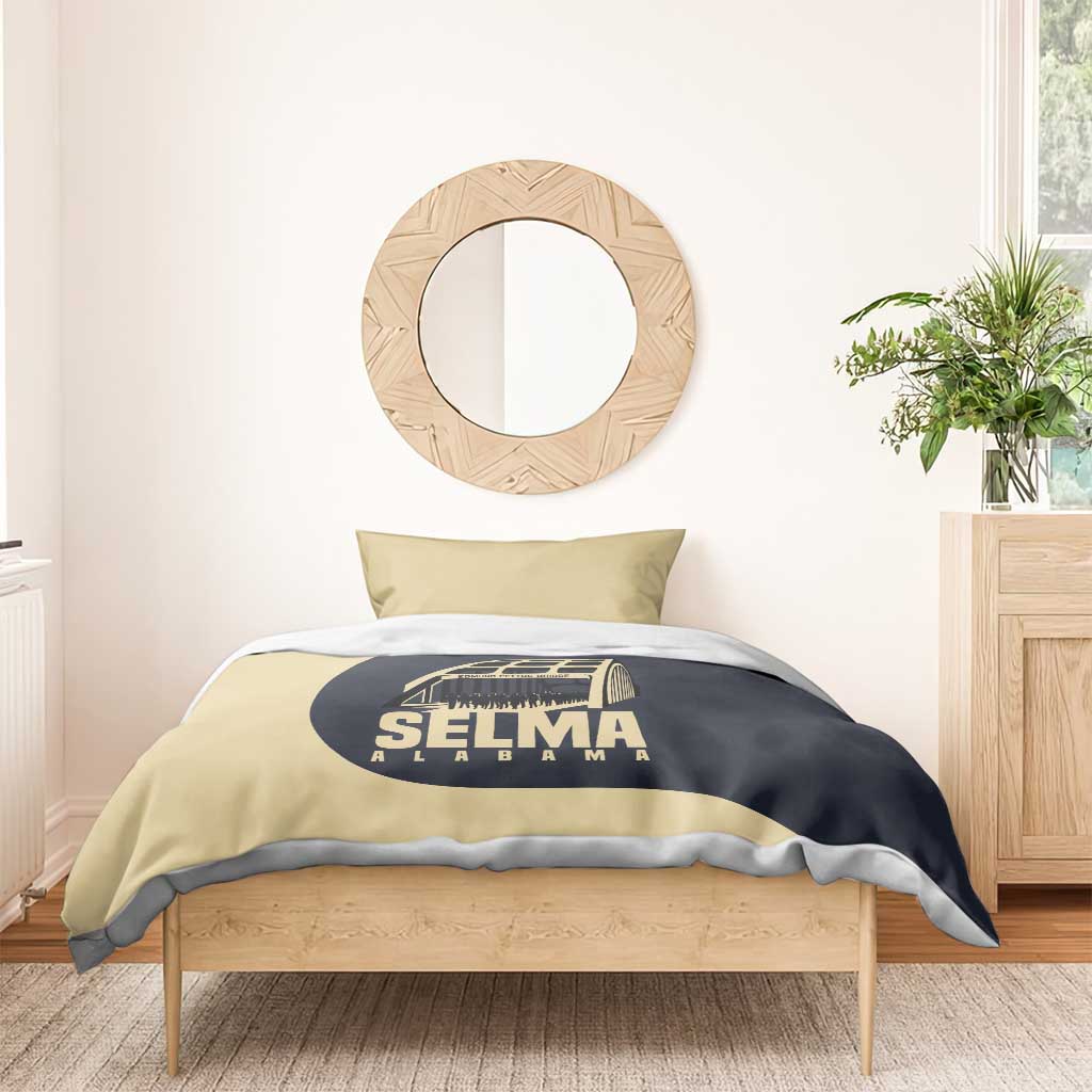 John Lewis Bedding Set with Selma Bridge Graphic Civil Rights and Voting Rights Tribute - Wonder Print Shop