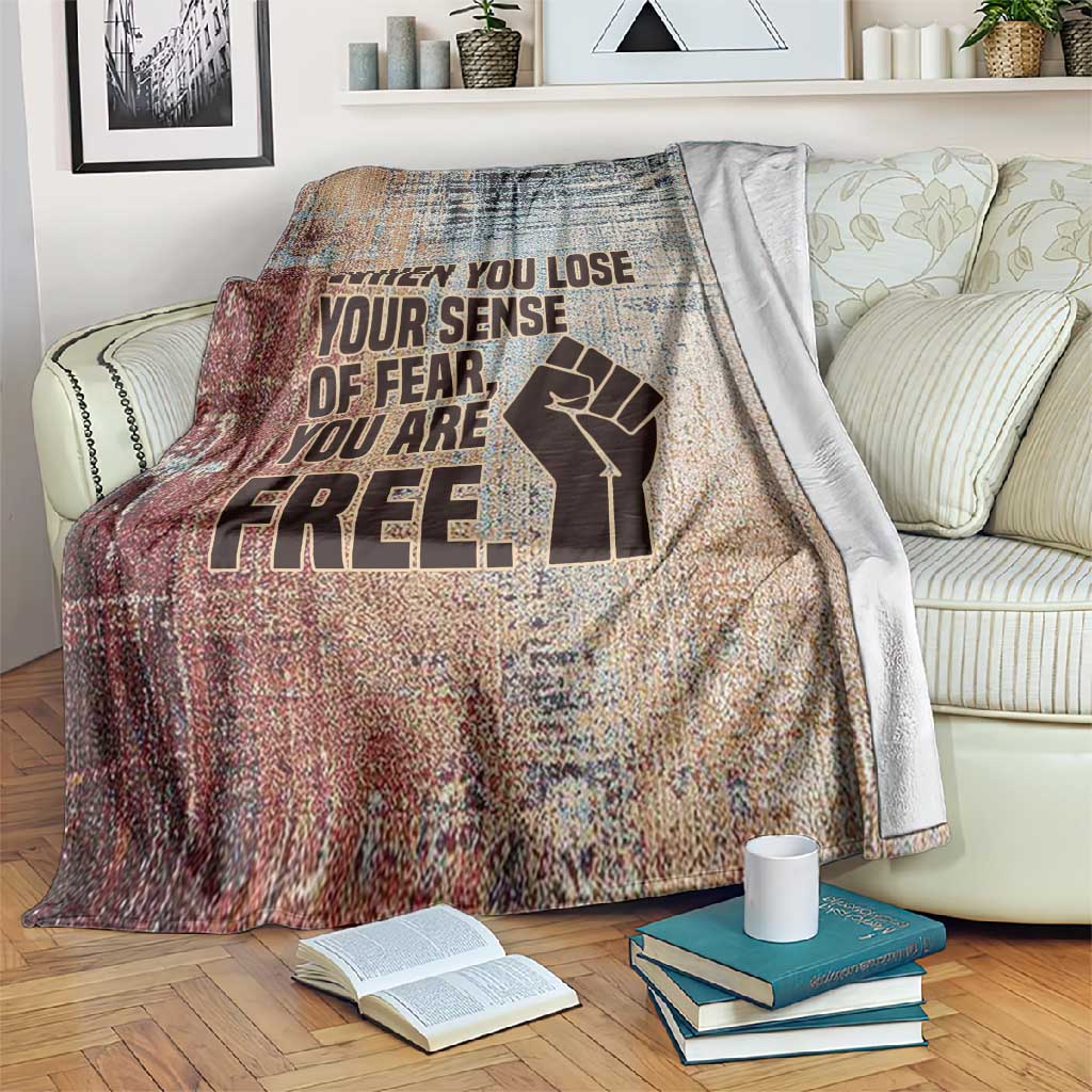 John Lewis Blanket with Freedom Quote Graphic Civil Rights and Legacy Tribute - Wonder Print Shop