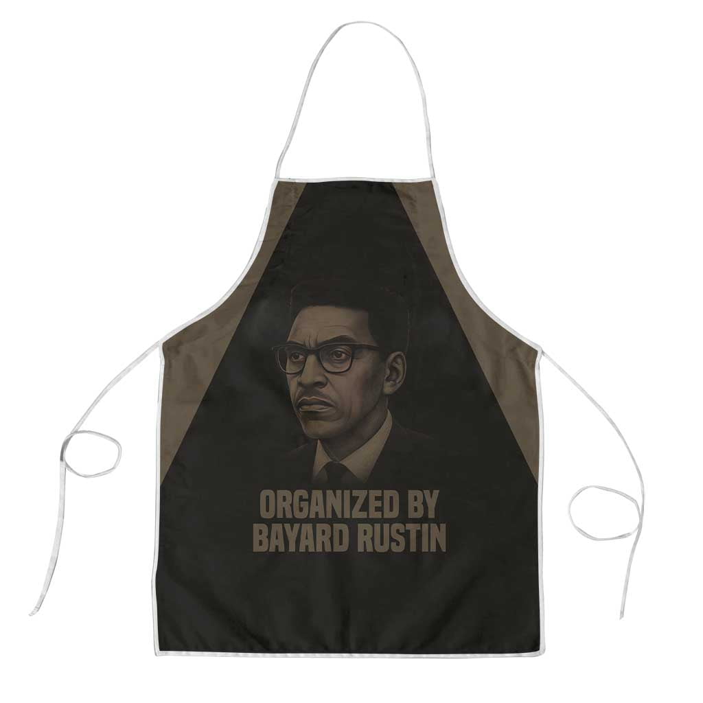 Bayard Rustin Apron with March on Washington Design Civil Rights Organizer Tribute - Wonder Print Shop