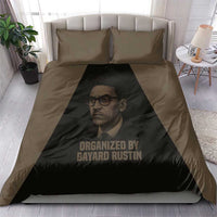Bayard Rustin Bedding Set with March on Washington Design Civil Rights Organizer Tribute - Wonder Print Shop
