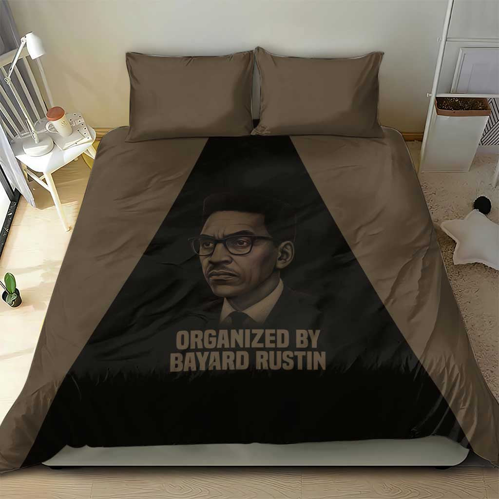Bayard Rustin Bedding Set with March on Washington Design Civil Rights Organizer Tribute - Wonder Print Shop