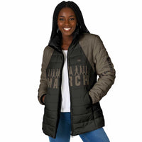 Bayard Rustin Padded Jacket with March on Washington Design Civil Rights Organizer Tribute - Wonder Print Shop