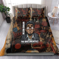 Bayard Rustin Bedding Set with Quiet Architect Design Strategy and Courage Civil Rights Tribute - Wonder Print Shop
