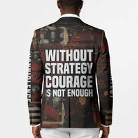 Bayard Rustin Blazer with Quiet Architect Design Strategy and Courage Civil Rights Tribute - Wonder Print Shop