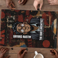 Bayard Rustin Puzzle with Quiet Architect Design Strategy and Courage Civil Rights Tribute - Wonder Print Shop