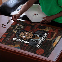 Bayard Rustin Puzzle with Quiet Architect Design Strategy and Courage Civil Rights Tribute - Wonder Print Shop
