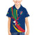 Namibia National Emblem Family Matching Mermaid Dress and Hawaiian Shirt Flag Colors & Symbolic Animals Design