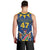 Namibia National Emblem Men Tank Top Sporty Style with Traditional Patterns