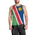 Namibia Flag Men Tank Top Detailed Design with Traditional Patterns