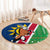 Namibia Flag Round Carpet Detailed Design with Traditional Patterns