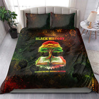 Black History Tree of Knowledge Bedding Set Pan-African Afrocentric Drip Art Illustration