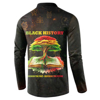 Black History Tree of Knowledge Button Sweatshirt Pan-African Afrocentric Drip Art Illustration