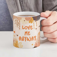 Punch The Monkey Ceramic Mug Love Me Anyway Baby Monkeys Cute Plush Hugging
