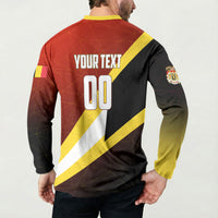 Personalized Belgium Red Devils Football Mascot Button Sweatshirt Fierce Devil Graphic With Belgian Flag