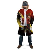Personalized Belgium Red Devils Football Mascot Cloak Fierce Devil Graphic With Belgian Flag