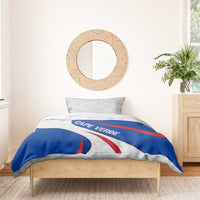 Cape Verde Bedding Set with Blue Red Flag Nós Kretxeu Spirit