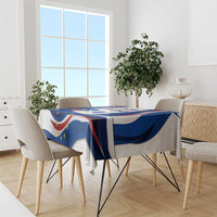 Cape Verde Tablecloth with Independence Day 5th July Flag Celebration Spirit