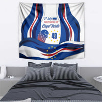 Cape Verde Tapestry with Independence Day 5th July Flag Celebration Spirit