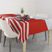 Personalized Paraguay Soccer Tablecloth Harpy Eagle Mascot Football Flag