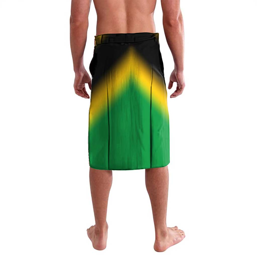 Saint Kitts and Nevis Lavalava with Coat of Arms and Flag Pattern Design - Wonder Print Shop
